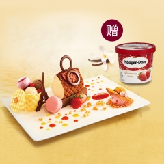 哈根达斯 甜品套餐 巴黎香草梦