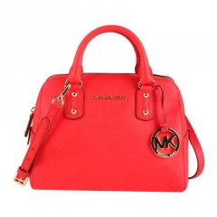 MK/Michael Kors 新款正品 十字纹牛皮 手提单肩女包